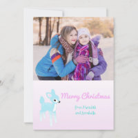 Vintage Holiday Card für Hirsche nach Kundenwunsch