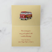 Vintage Holiday Van Card Feiertagskarte (Innenseite)