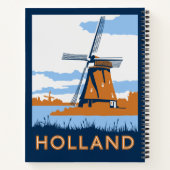 Vintage Holland Plakat Notizblock (Rückseite)
