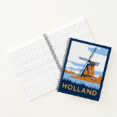 Vintage Holland Plakat Notizblock (Innenseite)