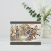 Vintage Holland Postkarte (Stehend Vorderseite)