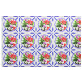 Vintage Holländer deckt Delftware Tulpen Holland Stoff (Fat Quarter (45,7 x 55,9 cm))