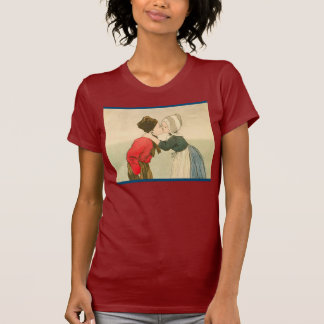 Vintage Holländer entwerfen, Mädchen 1905 und T-Shirt