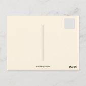 Vintage holländische Kaffeewerbung Postkarte (Rückseite)