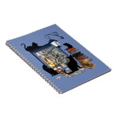 Vintage holländische Künstlerin & Schwarzkatze Notizblock (Rechte Seite)