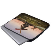 Vintage Holländische Windmühlen, kundenspezifische Laptopschutzhülle (Vorne Knopf)