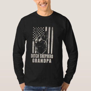 Vintage-Holländischer Schäferhund Opa Amerikanisch T-Shirt