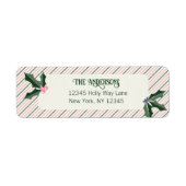 Vintage-Holly-Adresse (Vorne)