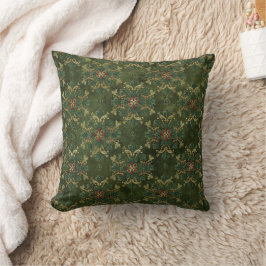 Vintage-Holly-Damaskmuster Kissen