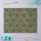 Vintage-Holly-Damaskmuster  Seidenpapier (Basteln)
