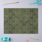 Vintage-Holly-Damaskmuster Seidenpapier (Basteln)