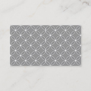 Vintage Hollywood Gray Business Card Visitenkarte