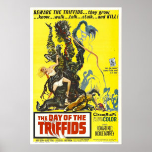 Vintage Hollywood Nostalgie Der Tag der Triffid Poster