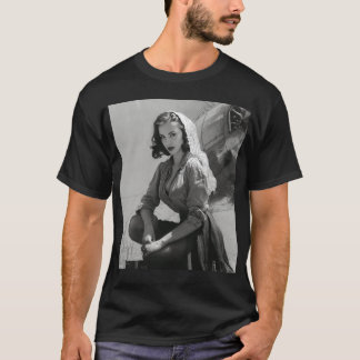 Vintage-Hollywood-Pin-Up-Glamour-T-Shirt T-Shirt