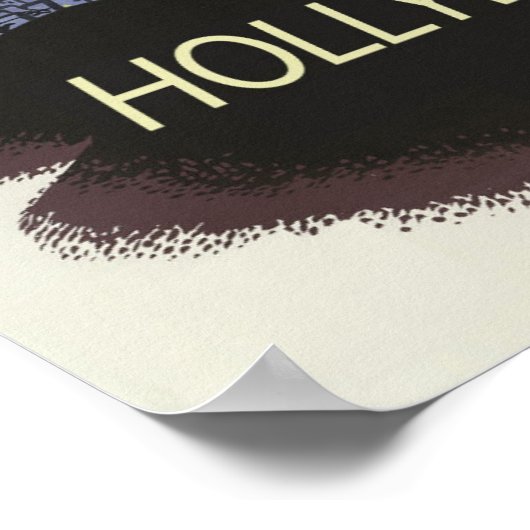 Vintage Hollywood Poster (Ecke)