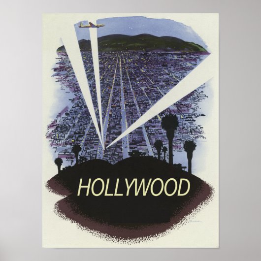 Vintage Hollywood Poster (Vorne)