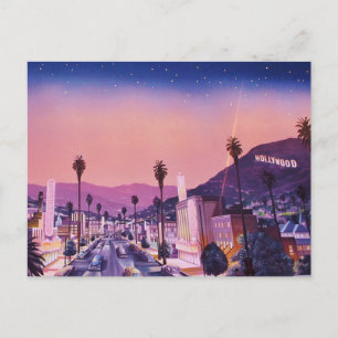 Vintage-Hollywood-Postkarte Postkarte