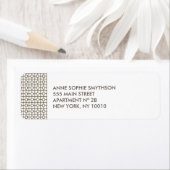 Vintage Hollywood-Rücksendeadresse (Insitu)