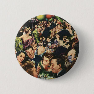Vintage-Hollywood-Themen-Fete mit Ballons Button
