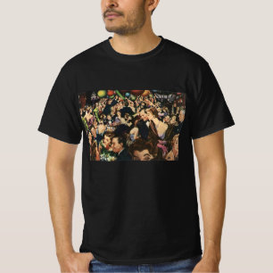 Vintage-Hollywood-Themen-Fete mit Ballons T-Shirt