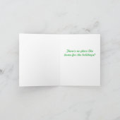 Vintage Hollywood-Weihnachten Feiertagskarte (Innenseite)