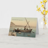 Vintage Holy Land Bible Christmas Card Karte (Gelbe Blume)