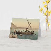 Vintage Holy Land Bible Christmas Card Karte (Gelbe Blume)