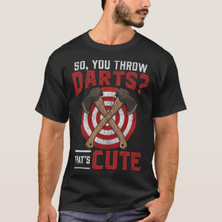 Vintage Holzarbeiter Darts Ae Throwing Custom Gebu T-Shirt