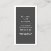 Vintage Holzfußballmatte Visitenkarte (Rückseite)