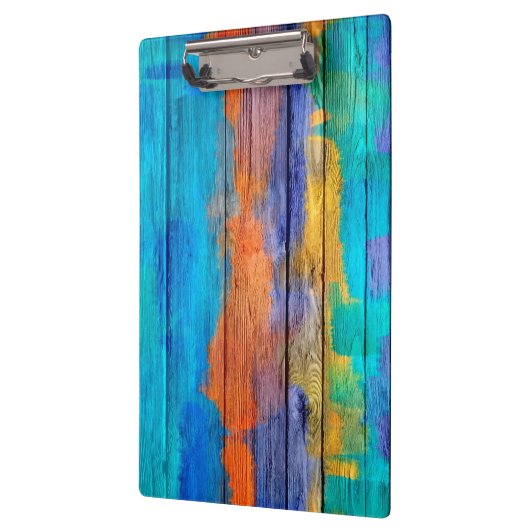 Vintage Holzmalerei #8 Klemmbrett (Links)