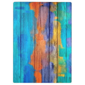 Vintage Holzmalerei #8 Klemmbrett (Rückseite)