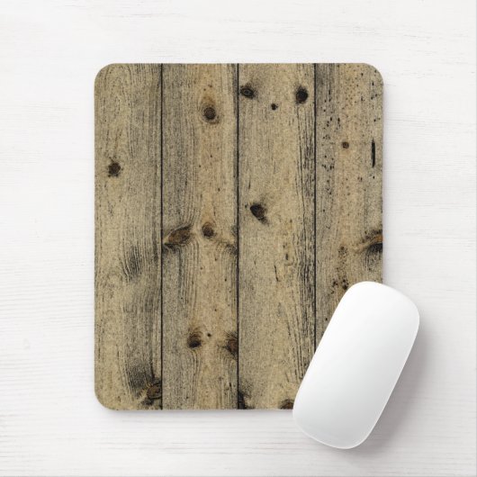 Vintage Holzmousepad Mousepad (Mit Mouse)