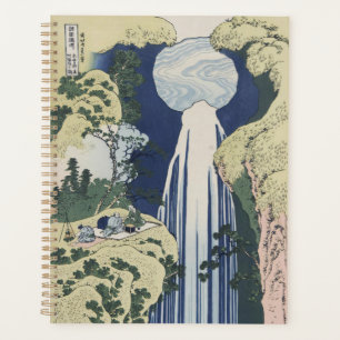Vintage-Holzschnittkunst von Hokusai: Amida-Wasser Planer