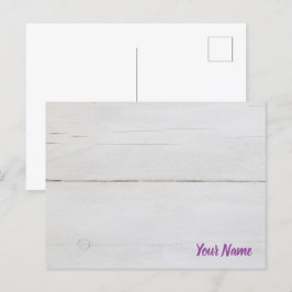 Vintage Holzstruktur als Hintergrund Feiertagspostkarte