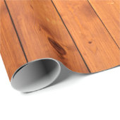 Vintage Holzstruktur Geschenkpapier (Rolleneckpunkt)