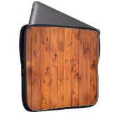 Vintage Holzstruktur Laptopschutzhülle (Vorne Rechts)