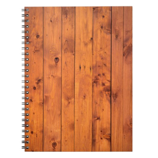 Vintage Holzstruktur Notizblock (Vorderseite)