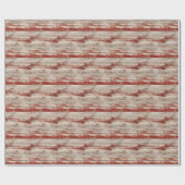 Vintage Holzstruktur USA Flagge patriotisch 4. Jul Geschenkpapier (Flach)