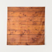Vintage Holzstruktur Wandteppich (Vorderseite (Horizontal))