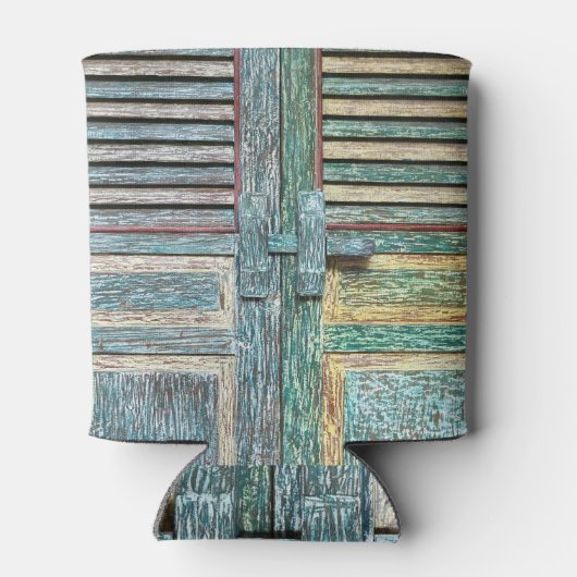 Vintage Holztüre Dosenkühler (Rückseite)