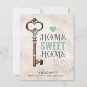 Vintage Home Sweet Home Skelett-Schlüssel Budget U
