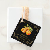 Vintage Homemade Apricot Jam Square Hang Tag Geschenkanhänger (Beispiel)