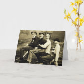 Vintage Homosexuelle Karte (Gelbe Blume)