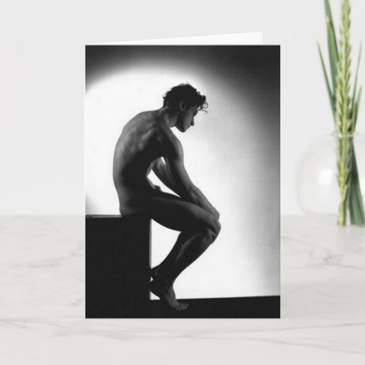 Vintage Homosexuelle Karte (Vorderseite)