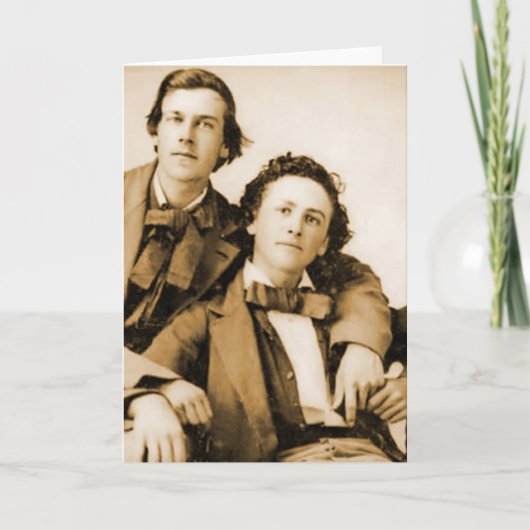 Vintage Homosexuelle Karte (Vorderseite)
