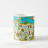 Vintage-Honduras-Karte-Mug Kaffeetasse (Mittel)