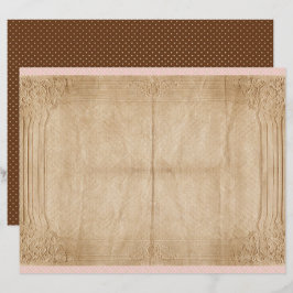 Vintage Honey Bee Journal Paper Sheet