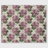 Vintage Honey Bee Pattern  Geschenkpapier (Flach)