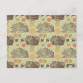 Vintage Honey Bumblebee Geburtsankündigung Postkarte (Rückseite)