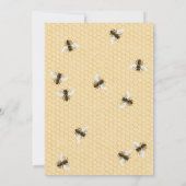 Vintage Honeybee Geburtstagsfest Einladung (Rückseite)